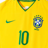 Brazil 2008 Ronaldinho Home Kit (M)
