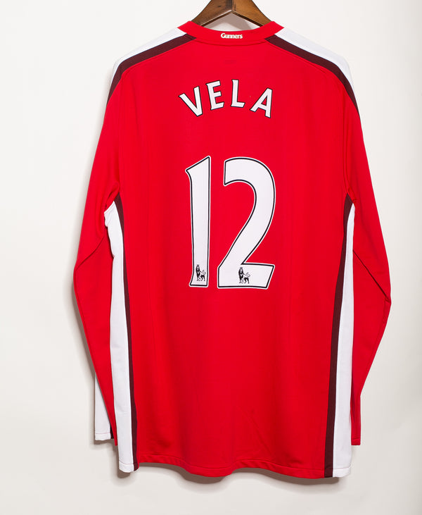 Arsenal 2008-09 Vela Long Sleeve Home Kit (2XL)