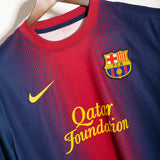 Barcelona 2012-13 David Villa Home Kit (L)