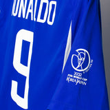 Brazil 2002 Ronaldo Away Kit (XL)
