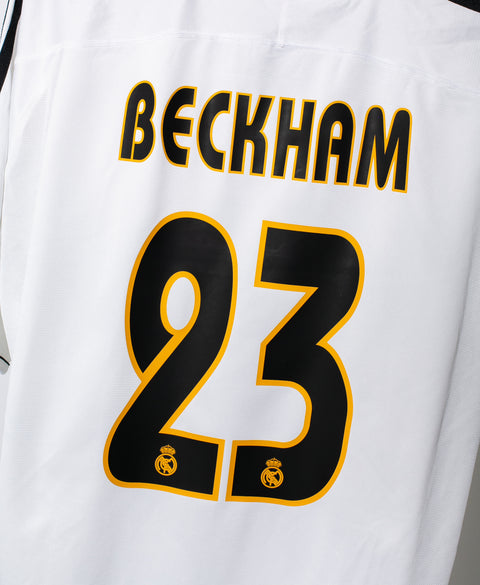 Real Madrid 2003-04 Beckham Home Kit (2XL)