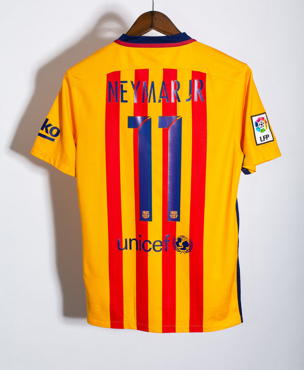 Barcelona 2015-16 Neymar Away Kit (S)