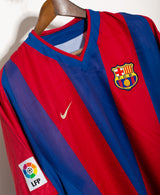 Barcelona 2002-03 Kluivert Home Kit (L)