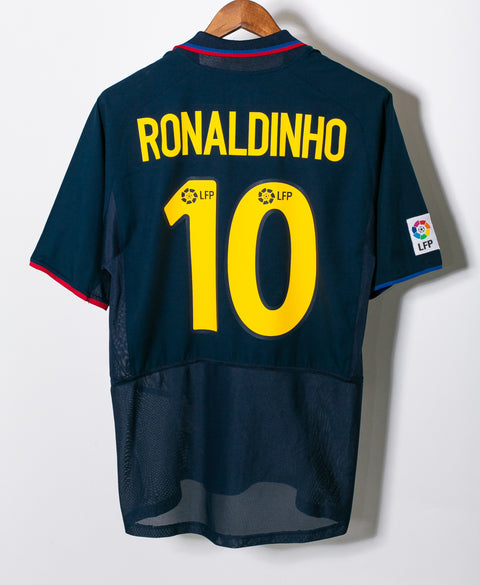 Barcelona 2003-04 Ronaldinho Third Kit (M)