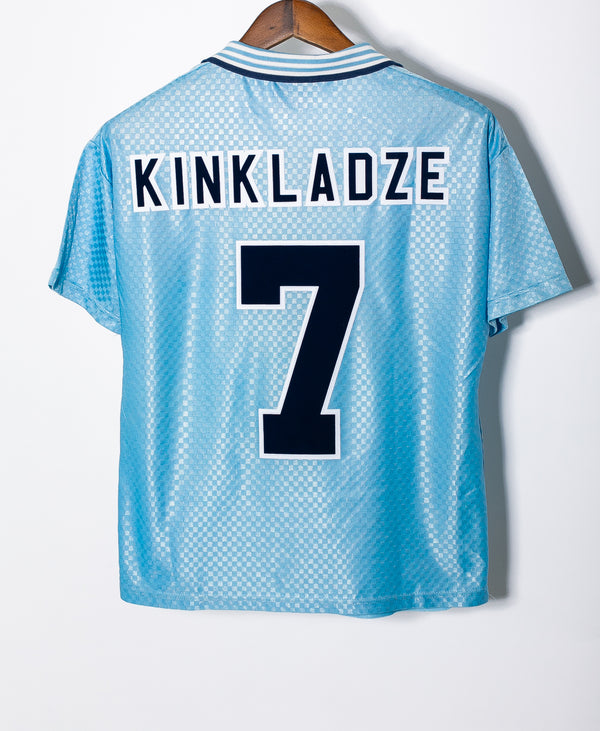 Manchester City 1995-97 Kinkladze Home Kit (YXL)
