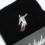 Embroidered Spice Boy Legend Socks