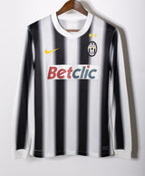 Juventus 2011-12 Long Sleeve Pirlo Home Kit (S)
