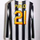 Juventus 2011-12 Long Sleeve Pirlo Home Kit (S)