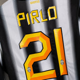 Juventus 2011-12 Long Sleeve Pirlo Home Kit (S)