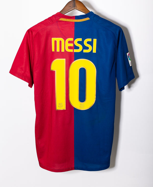Barcelona 2008-09 Messi Home Kit (M)