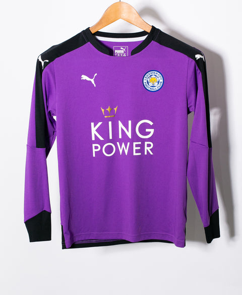 Leicester City 2015-16 Schmeichel Away GK Kit (YL)