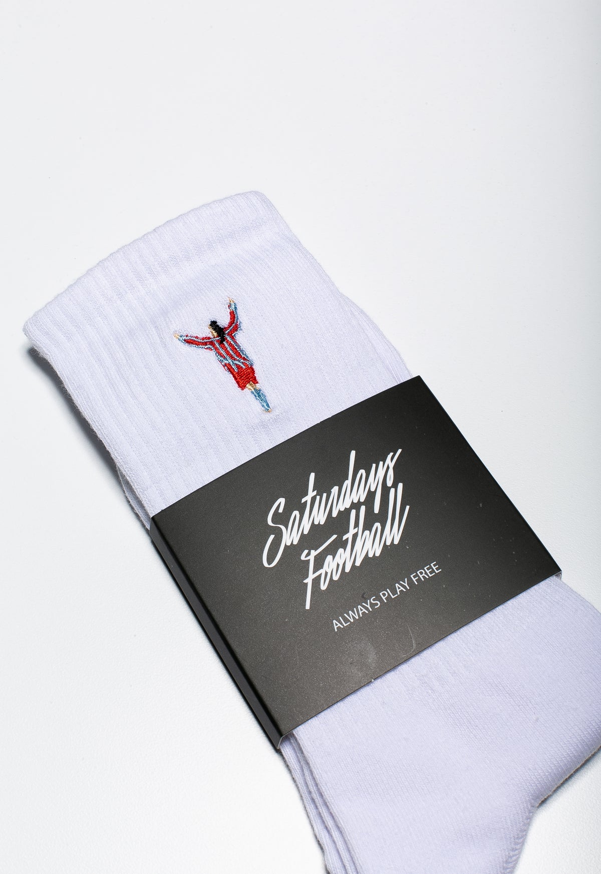 Saturdays Football Embroidered O Rei Legend Socks, lifestyle photo 3
