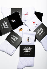 Embroidered Zizou Legend Socks