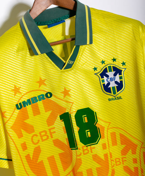 Brazil 1996 Ronaldinho Home Kit (L)