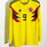 Colombia 2018 Falcao Long Sleeve Home Kit (L)