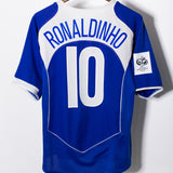 Brazil 2004 Ronaldinho Away Kit (M)