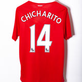 Manchester United 2010-11 Chicharito Player Issue Home Kit (M)