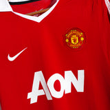 Manchester United 2010-11 Chicharito Player Issue Home Kit (M)