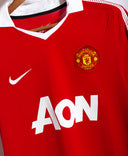 Manchester United 2010-11 Chicharito Player Issue Home Kit (M)