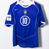 Brazil 2004 Ronaldinho Away Kit (M)