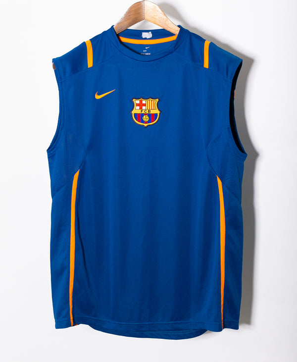 Barcelona 2006-07 Sleeveless Training Kit (L)