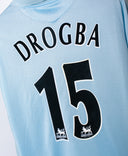 Chelsea 2005-06 Drogba Long Sleeve Away Kit (L)