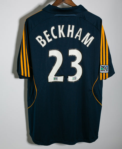 LA Galaxy 2007-08 Beckham Away Kit (XL)