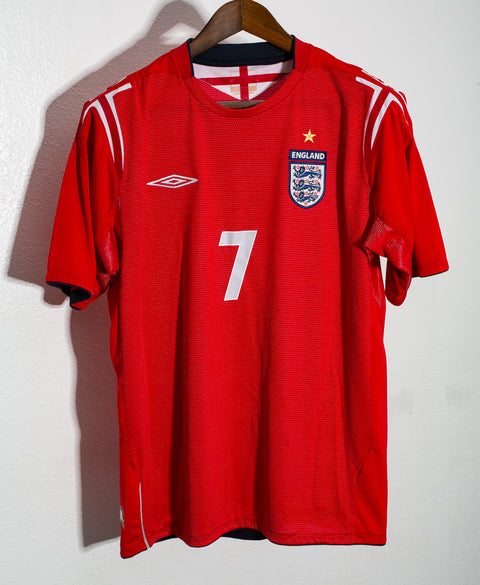 England 2004 Beckham Away Kit (L)