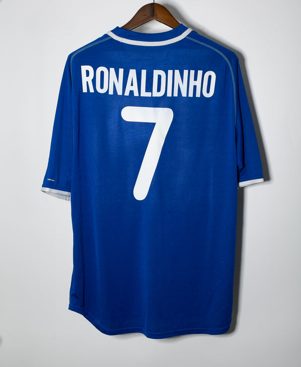 Brazil 2000 Ronaldinho Away Kit (XL)