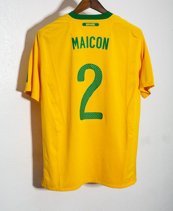 Brazil 2010 Maicon Home Kit (L)
