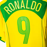 Brazil 2004 Ronaldo Home Kit (L)