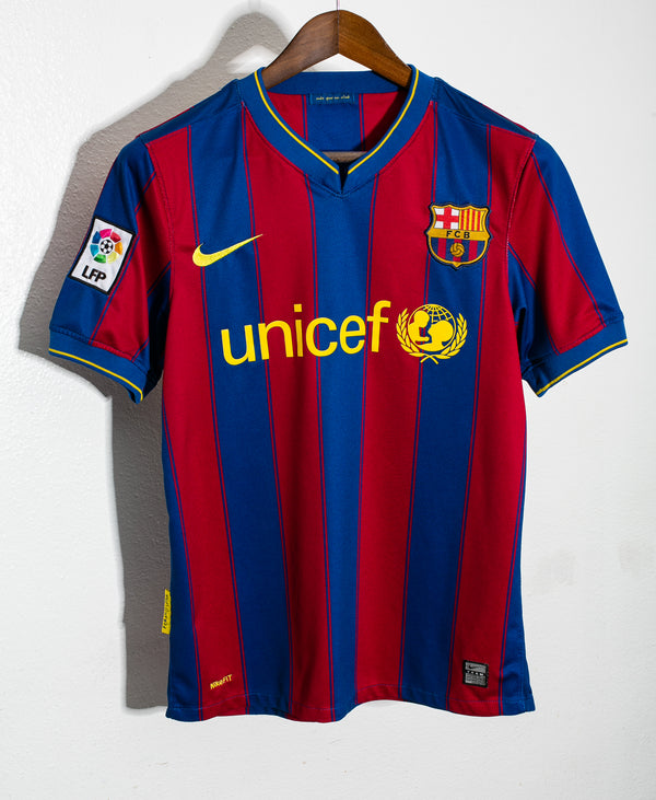 Barcelona 2009-10 Ibrahimovic Home Kit (S)