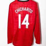 Manchester United 2012-13 Chicharito Long Sleeve Home Kit (XL)