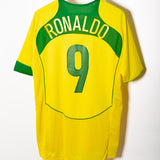 Brazil 2004 Ronaldo Home Kit NWT (XL)