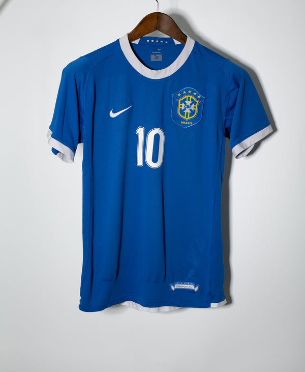 Brazil 2006 Ronaldinho Away Kit (S)