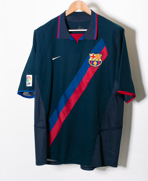 Barcelona 2003-04 Ronaldinho Third Kit (XL)