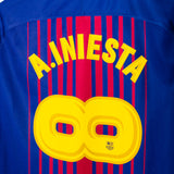 Barcelona 2017-18 Iniesta Special Kit (L)