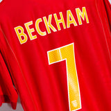 England 2006 Beckham Away Kit (L)