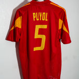 Spain 2004 Puyol Home Kit (M)