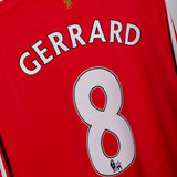 Liverpool 2008-10 Gerrard Long Sleeve Home Kit (XL)