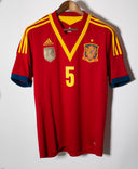 Spain 2013 Puyol Home Kit (L)