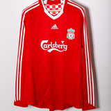 Liverpool 2008-10 Gerrard Long Sleeve Home Kit (XL)