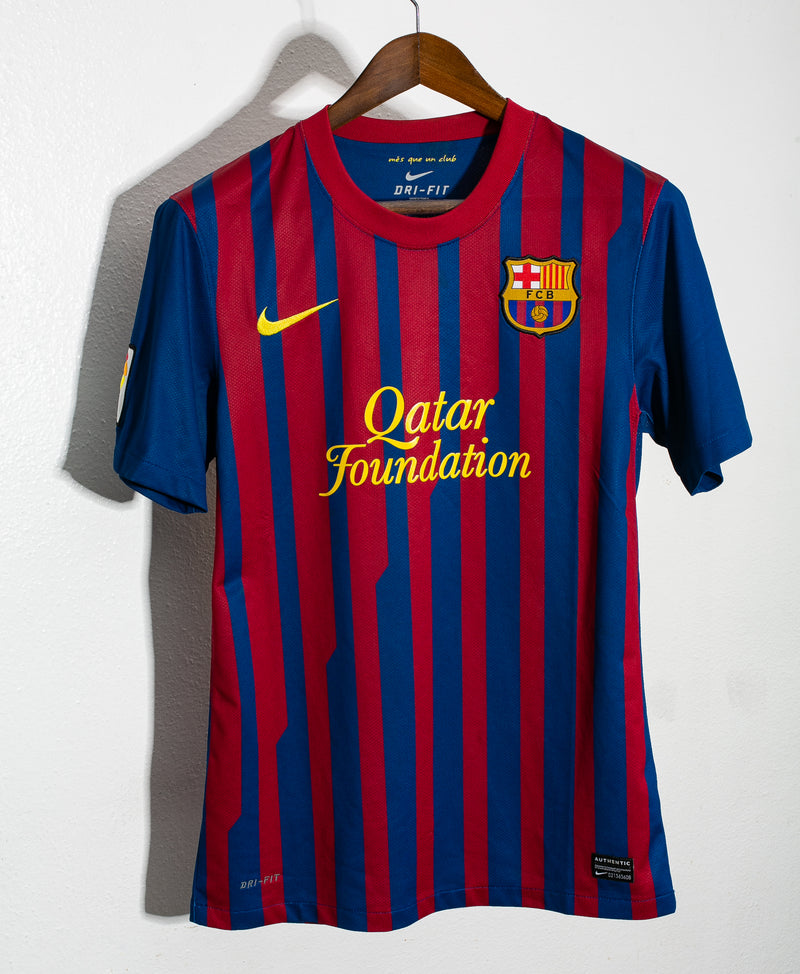 Barcelona 2011-12 Messi Home Kit (S)