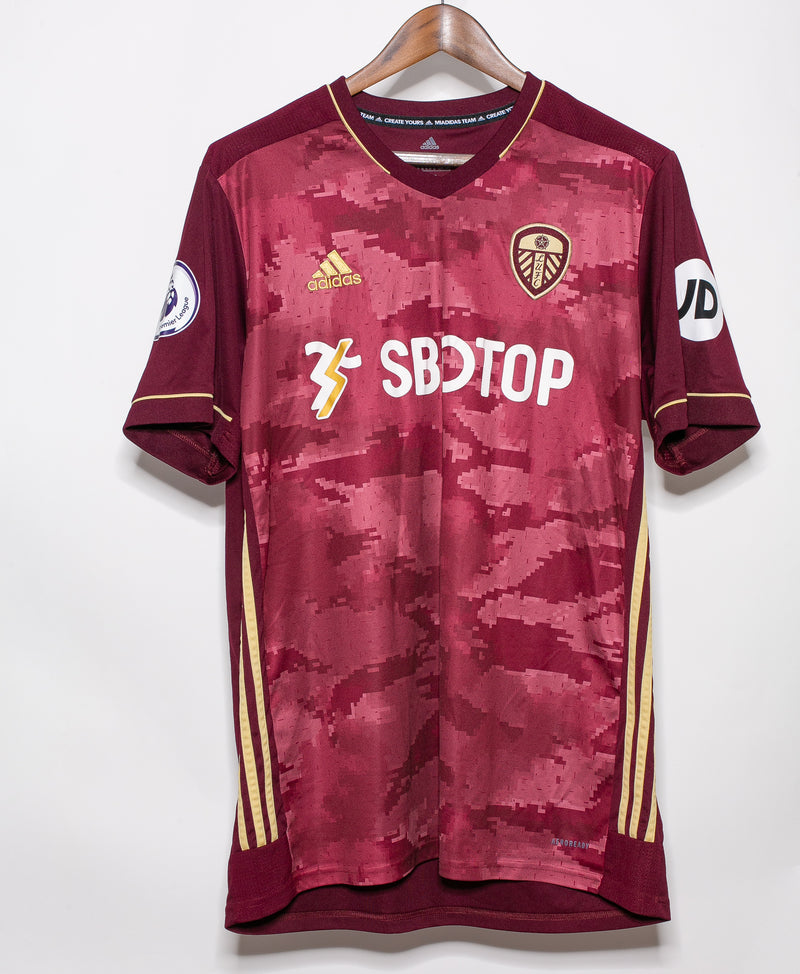 Red Bull Leeds United Away Strip Redbull Leeds United Red Shirt