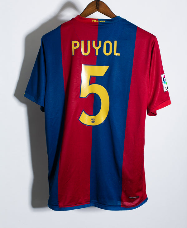 Barcelona 2006-07 Puyol Home Kit (L)