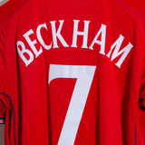 England 2002 Beckham Reversible Away Kit (L)