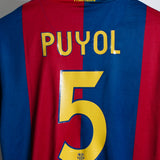 Barcelona 2006-07 Puyol Home Kit (L)