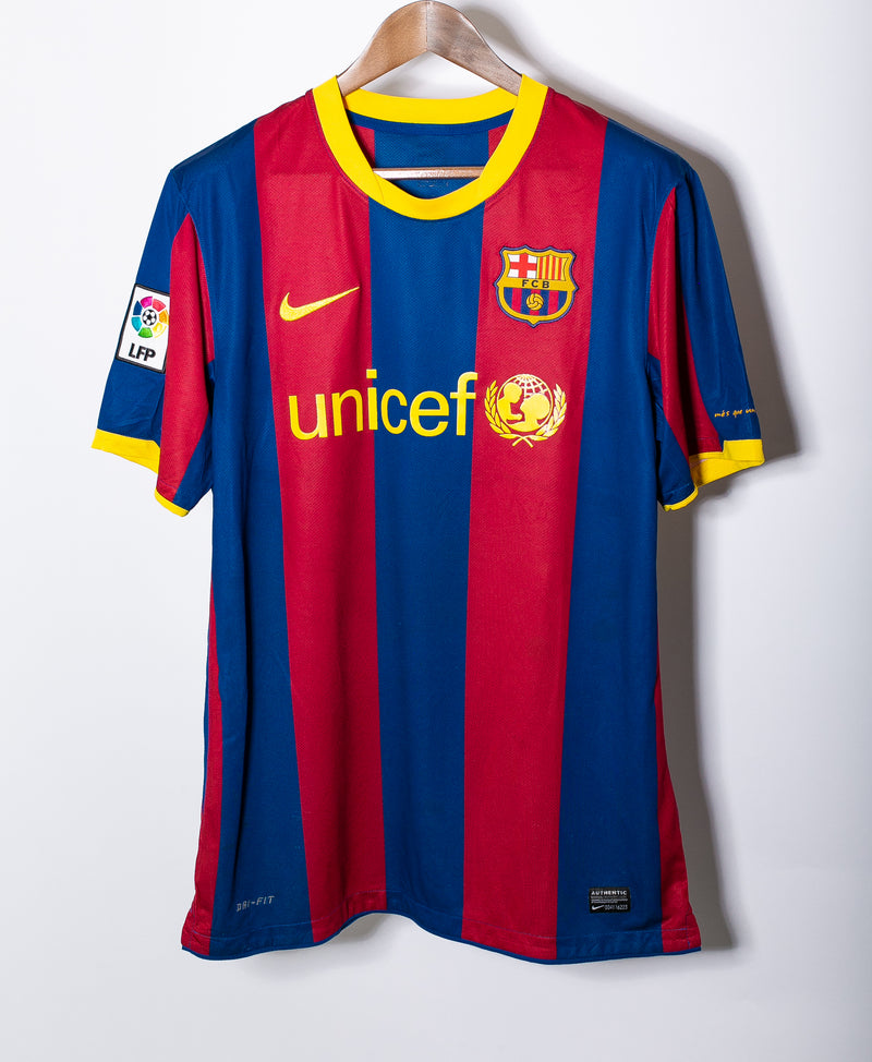 Barcelona 2010-11 Messi Home Kit (M)