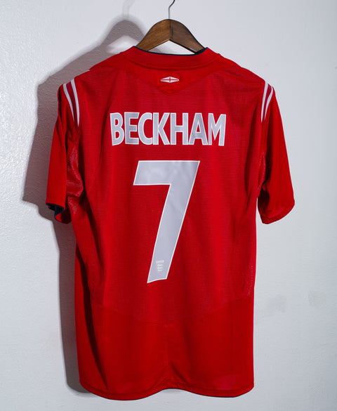 England 2004 Beckham Away Kit (L)