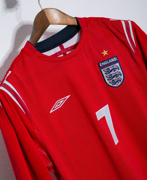 England 2004 Beckham Away Kit (L)